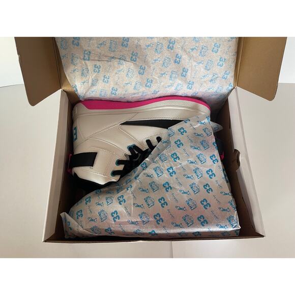 Patrick Ewing 33 Orion Strap White/Neon Womens Size 9 New In Box - Picture 6 of 13